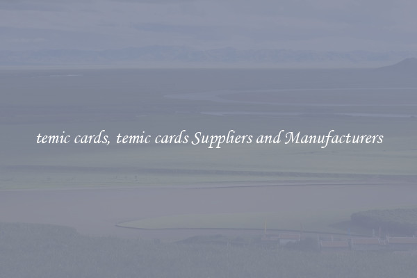 temic cards, temic cards Suppliers and Manufacturers