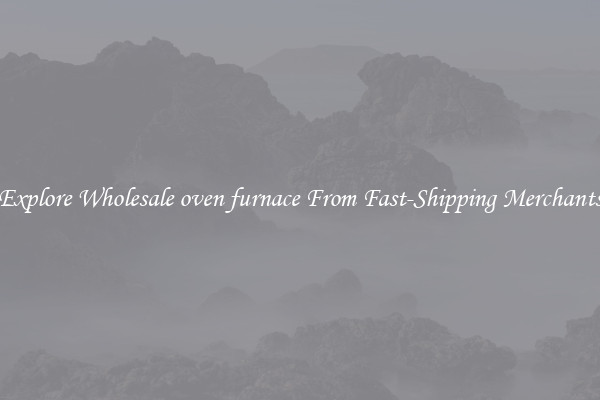 Explore Wholesale oven furnace From Fast-Shipping Merchants