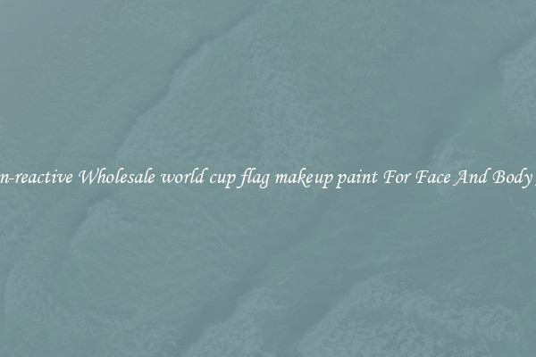 Non-reactive Wholesale world cup flag makeup paint For Face And Body Art