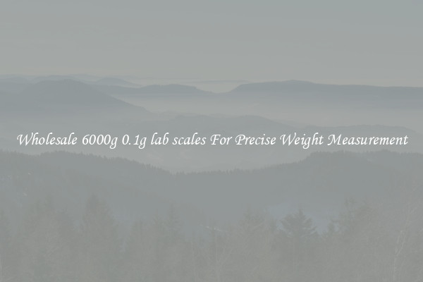 Wholesale 6000g 0.1g lab scales For Precise Weight Measurement